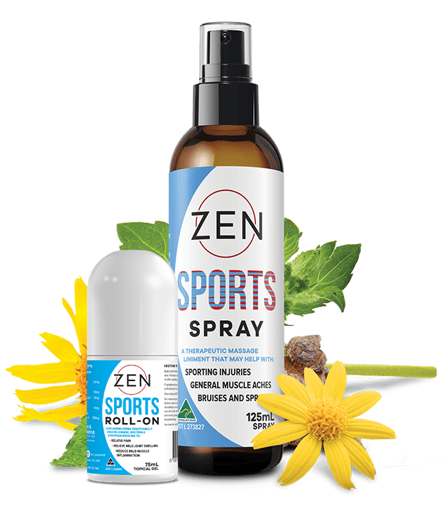 Zen Sports 125mL BottleROLLON2Ingredients - Zen Liniment Product